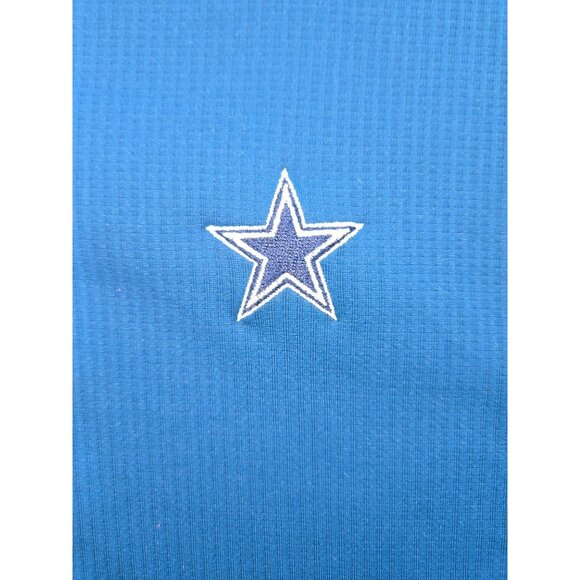 Dallas Cowboys Nike Golf Mens Blue Polo Shirt XXL - Picture 7 of 9